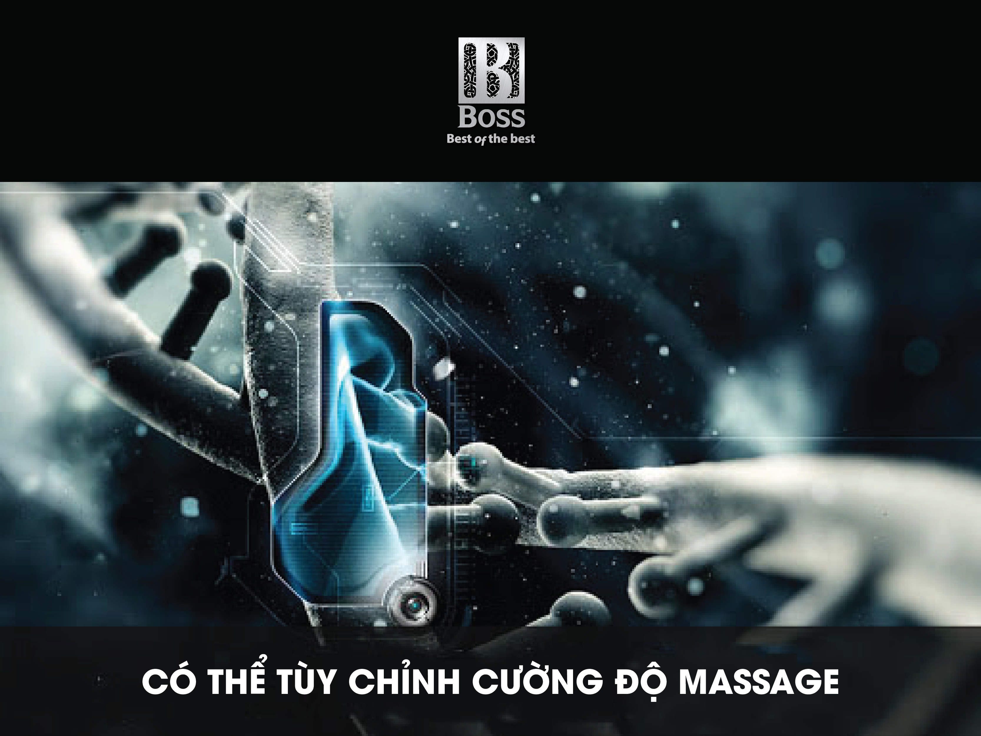 MCB-600 có thể tùy chỉnh đa dạng chế độ massage