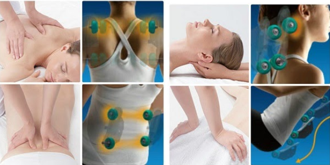6 chế độ massage 4D tự động tích hợp sẵn