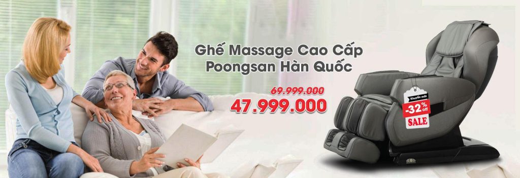 Ghế massage Poongsan Hàn Quốc 