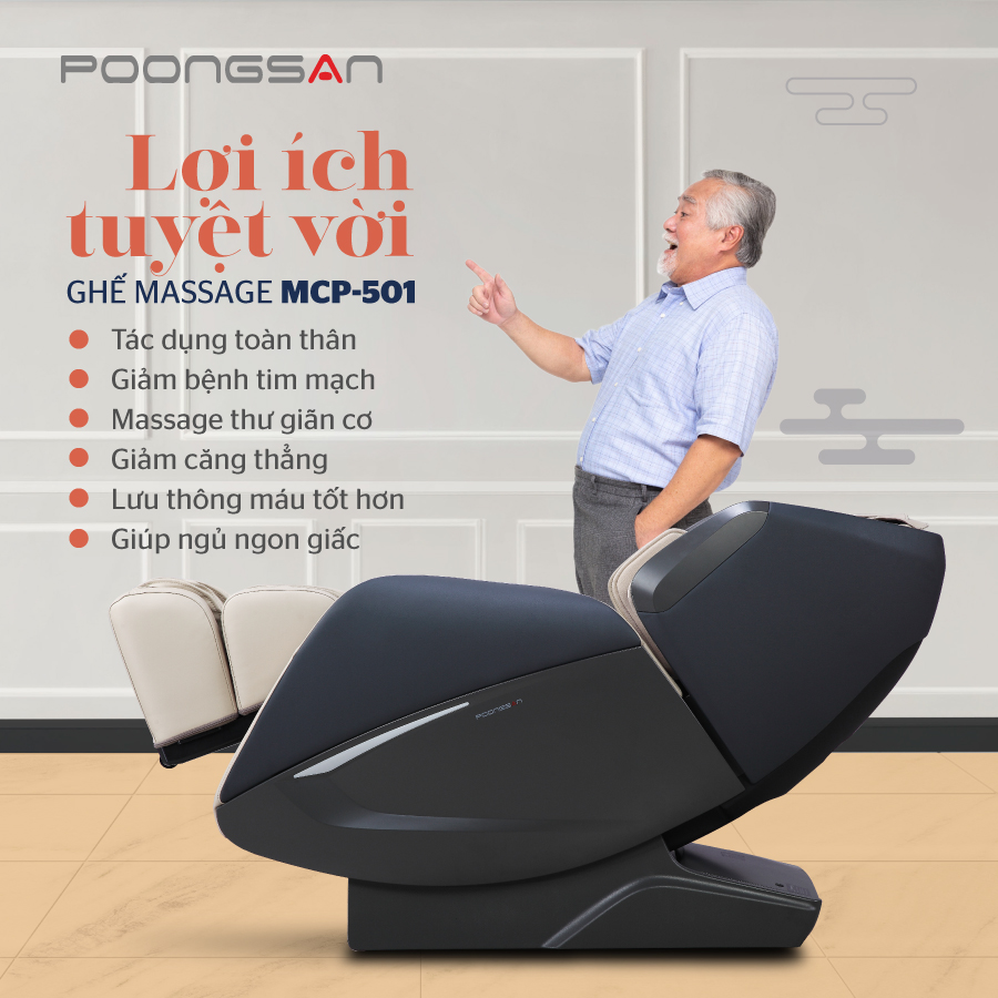 ghe massage Poongsan MCP-501