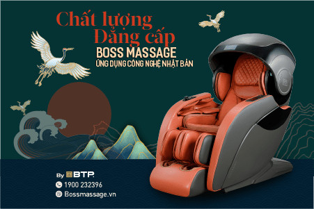 Ghế massage Boss chất lượng đẳng cấp