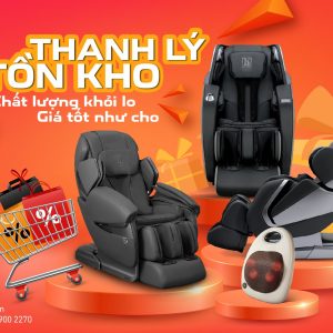 Thanh lý hàng tồn kho ghế massage Boss