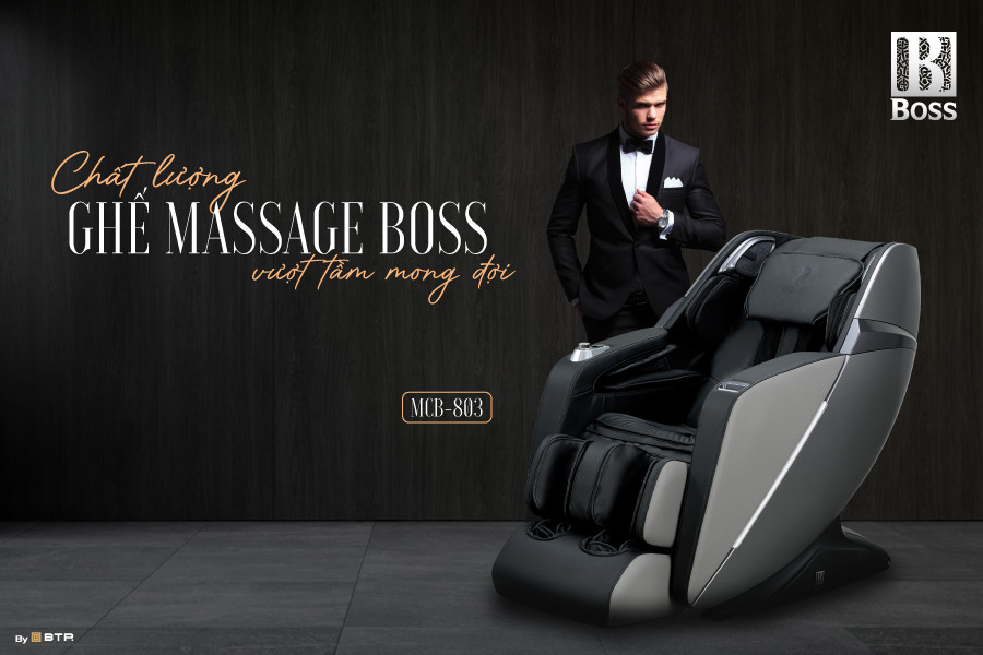 Chất lượng ghế massage Boss vượt tầm mong đợi