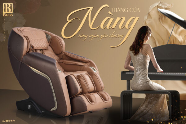 Quà tặng ghế massage Boss ngày 20/10