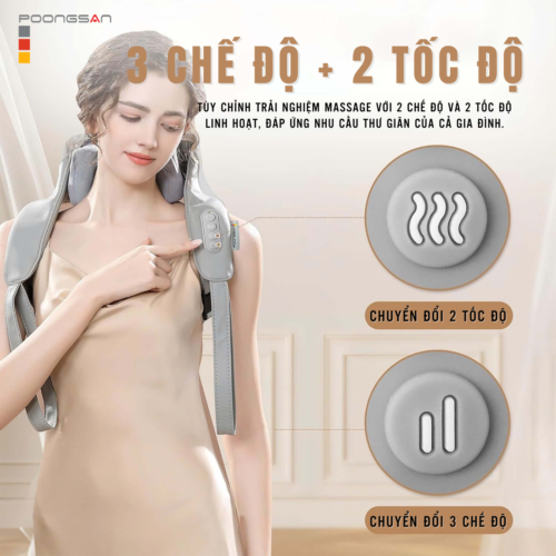 Ảnh sản phẩm Gối massage Poongsan N18