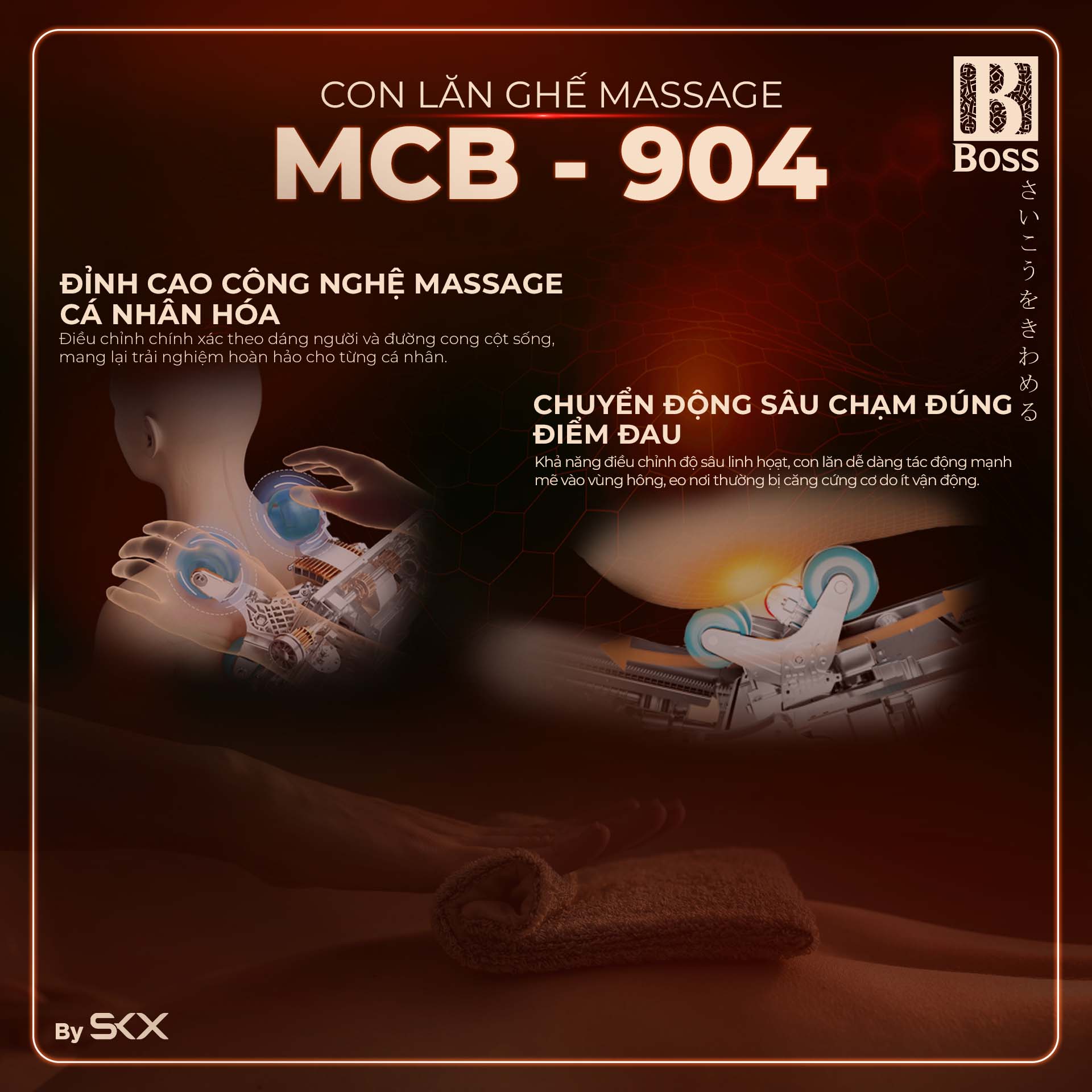 Con lăn massage thế hệ mới