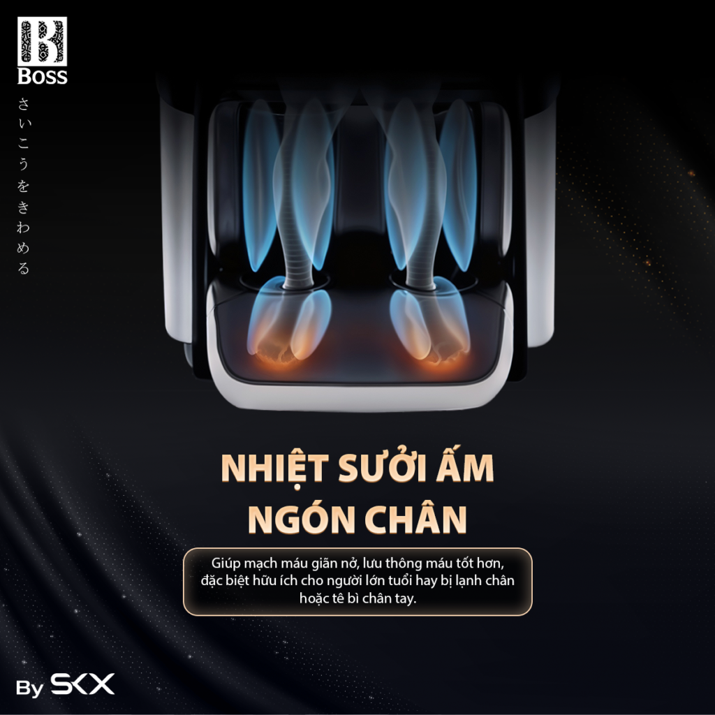 Sưởi ấm đầu ngón chân