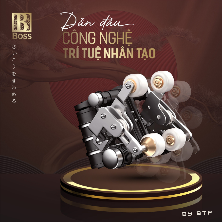 Ghế massage Boss MCB-301 - Dễ dùng, trị liệu cột sống chuyên sâu