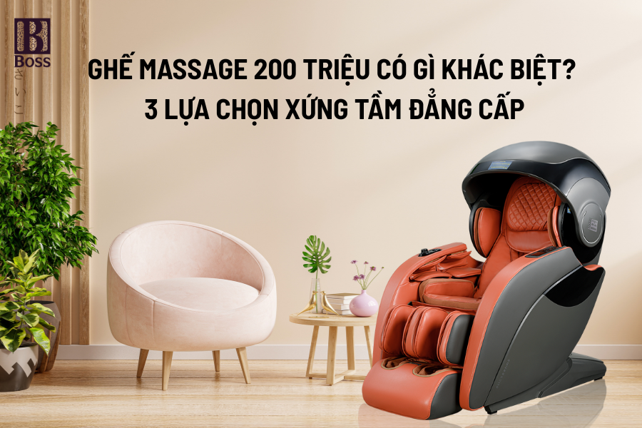 ghế massage 200 triệu