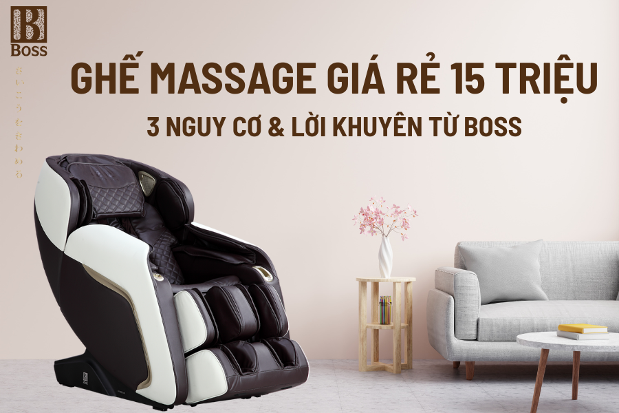 ghế massage giá rẻ dưới 15 triệu