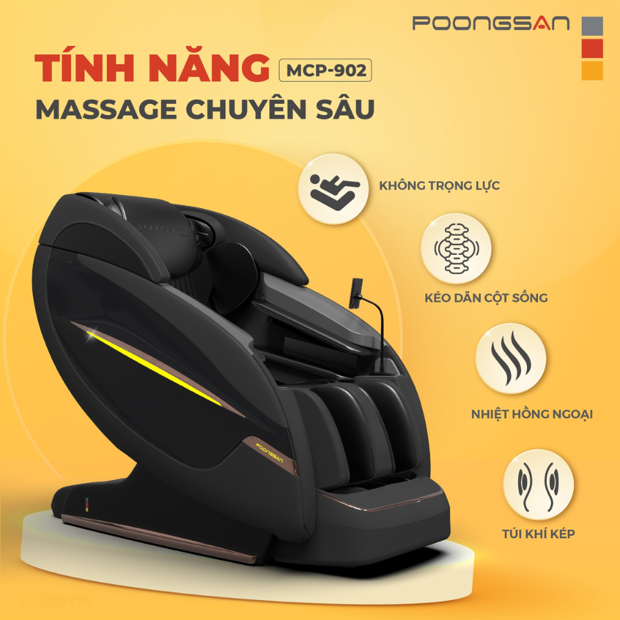 Ghế massage Poongsan MCP-902