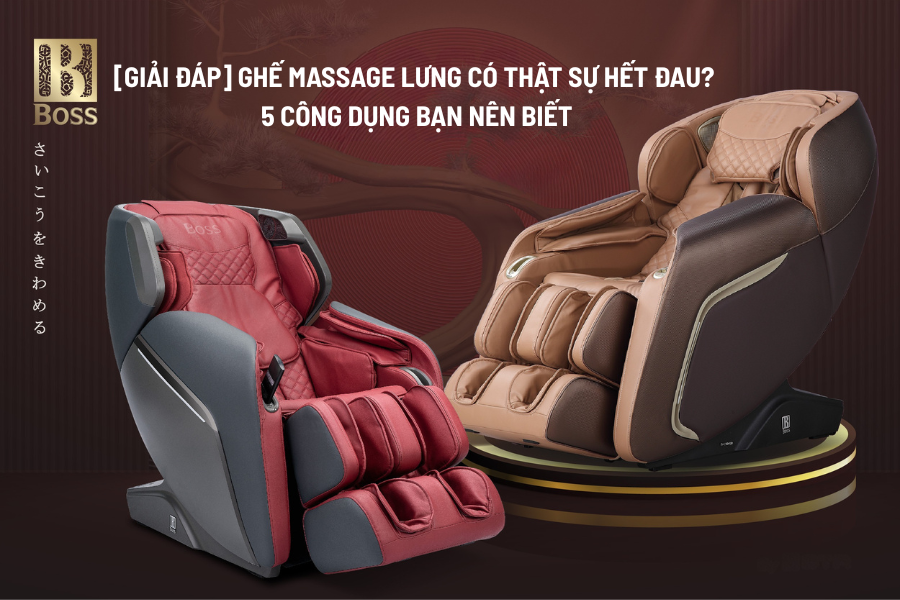 ghế massage lưng