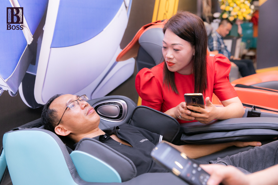 ghế massage tại hạ long