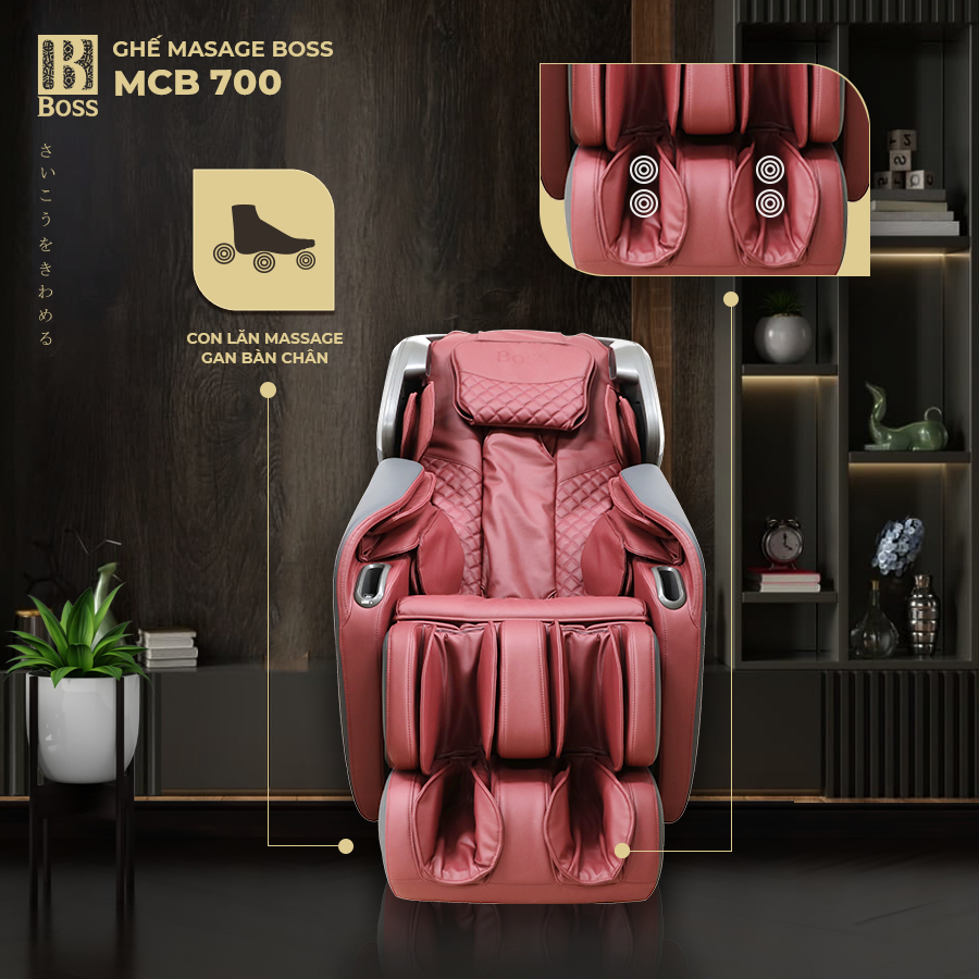 Boss MCB-803 & MCB-700 Ghế massage đa năng cho cả gia đình 