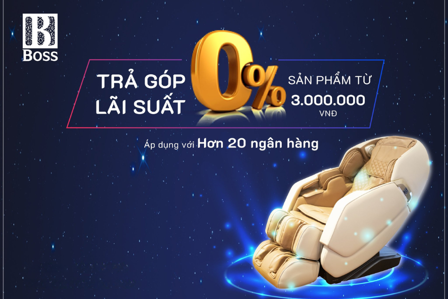trả góp ghế massage