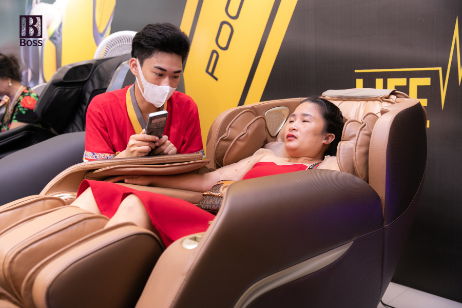 ghế massage tại vân đồn