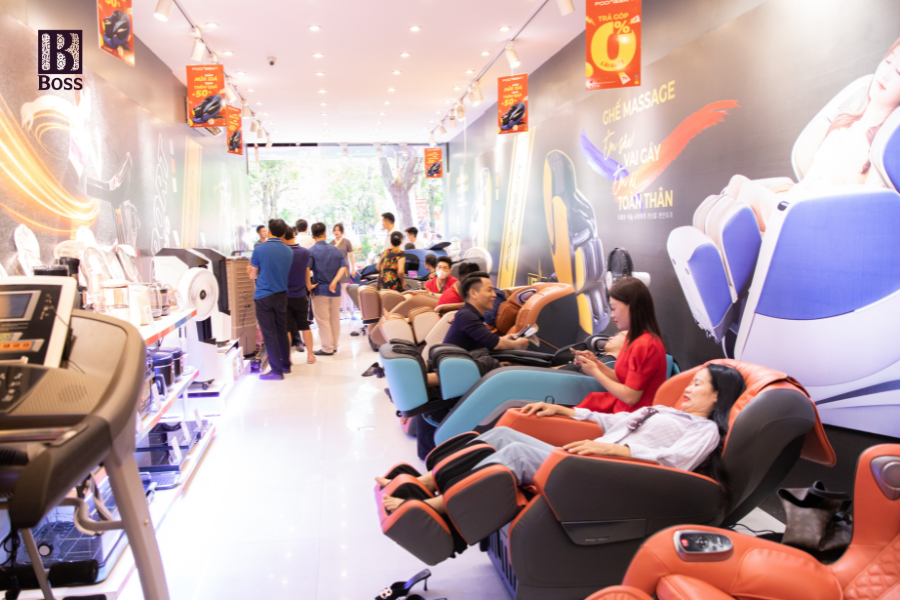 ghế massage tại vân đồn