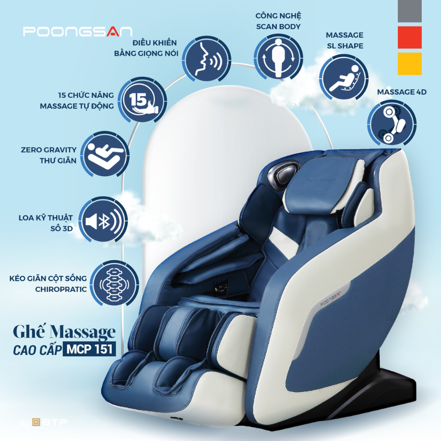 Ghế massage tầm 40 triệu