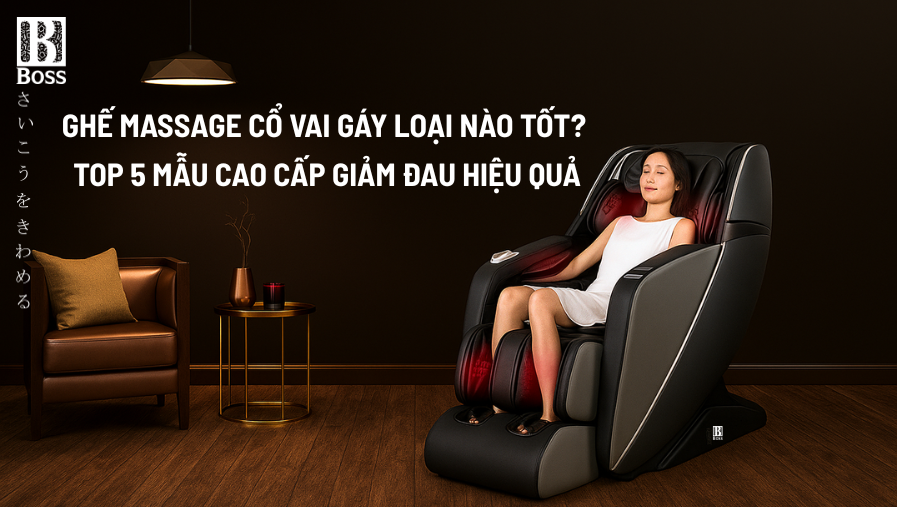 ghế massage cổ vai gáy