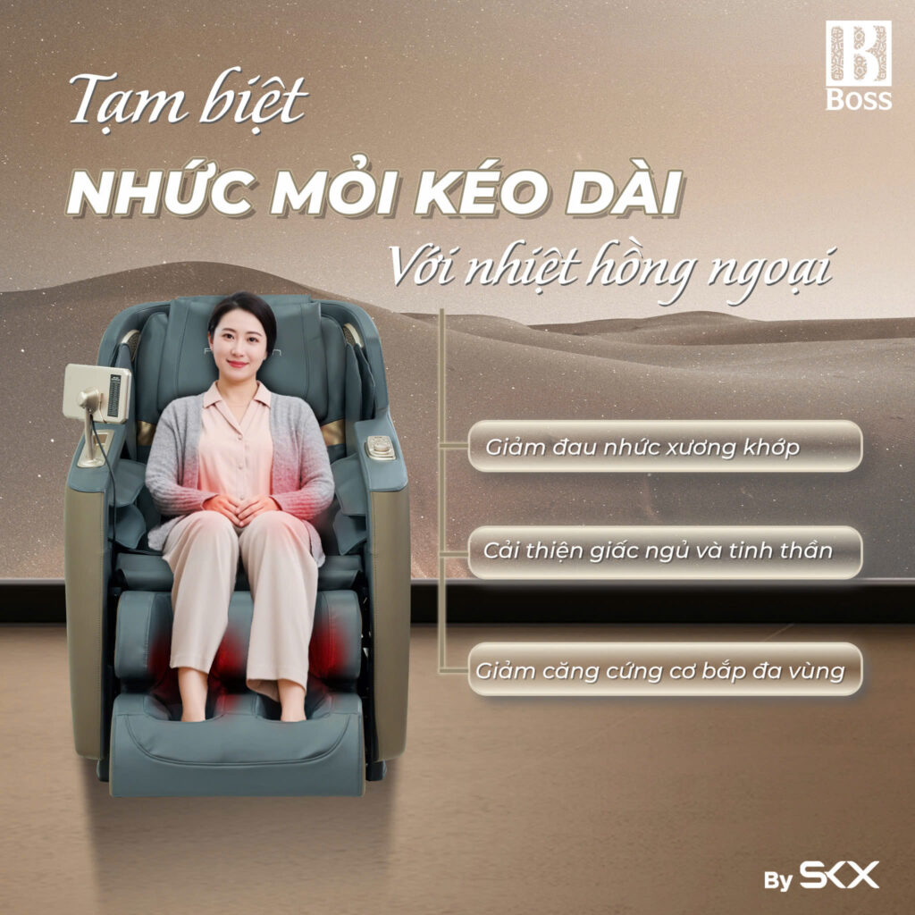 Nhiệt hồng ngoại - Hơi ấm xoa dịu, tăng hiệu quả giảm đau