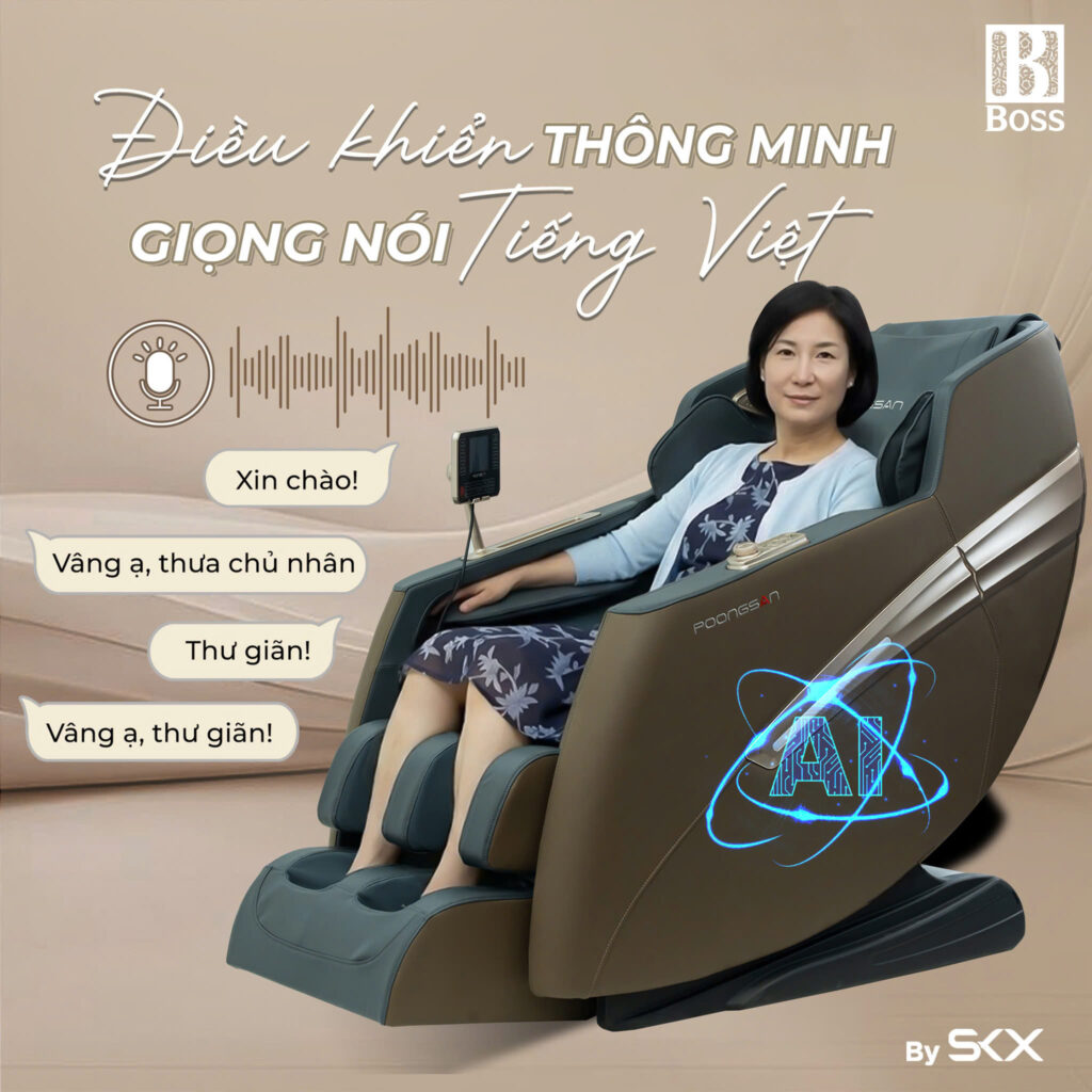 Điều khiển linh hoạt - Nói, chạm hoặc bấm