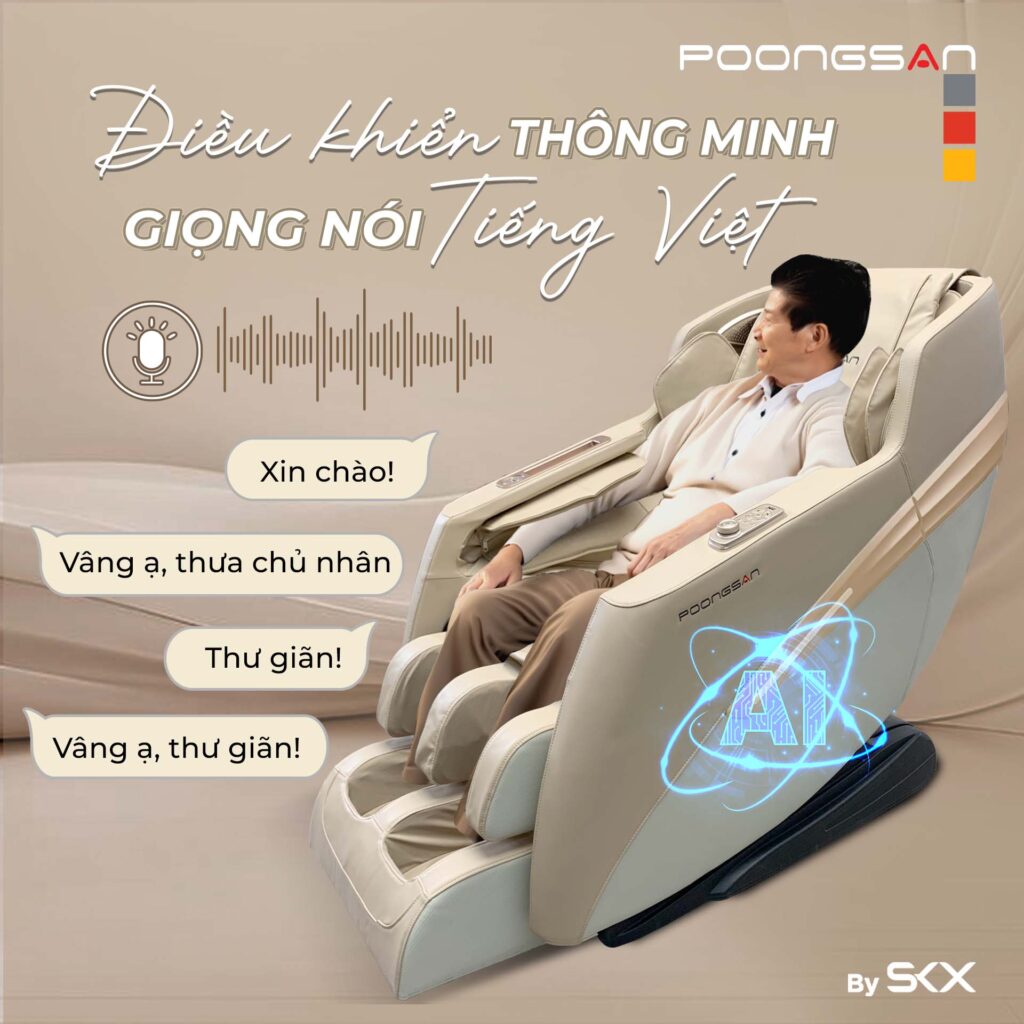 Điều khiển linh hoạt - Nói, chạm hoặc bấm 