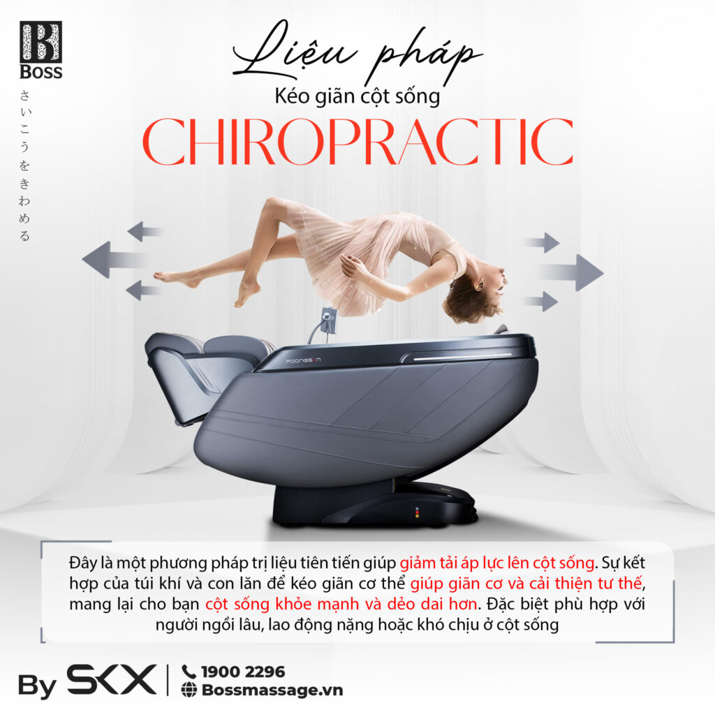 Liệu pháp kéo giãn cột sống Chiropractic