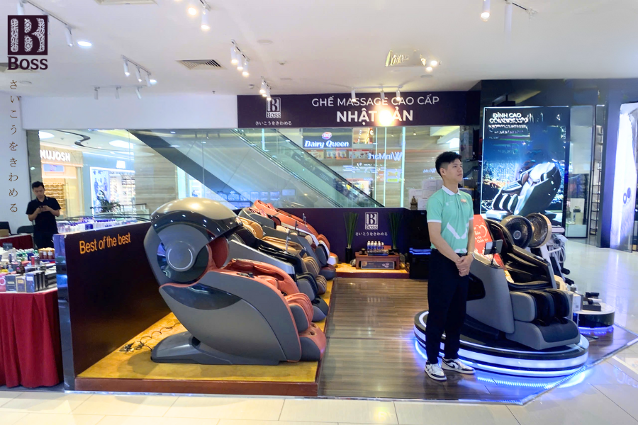 Ghế massage Boss Vincom Bà Triệu
