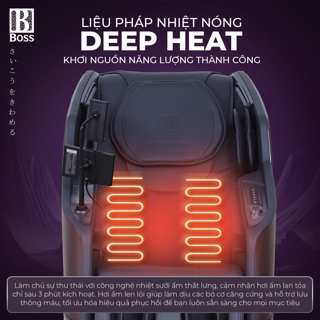 Liệu pháp nhiệt nóng Deep Heat - Dẫn dắt cảm giác thư giãn sâu