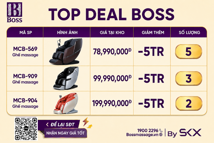 Boss Mega Sale 7.7 Chạm Deal Đẳng Cấp